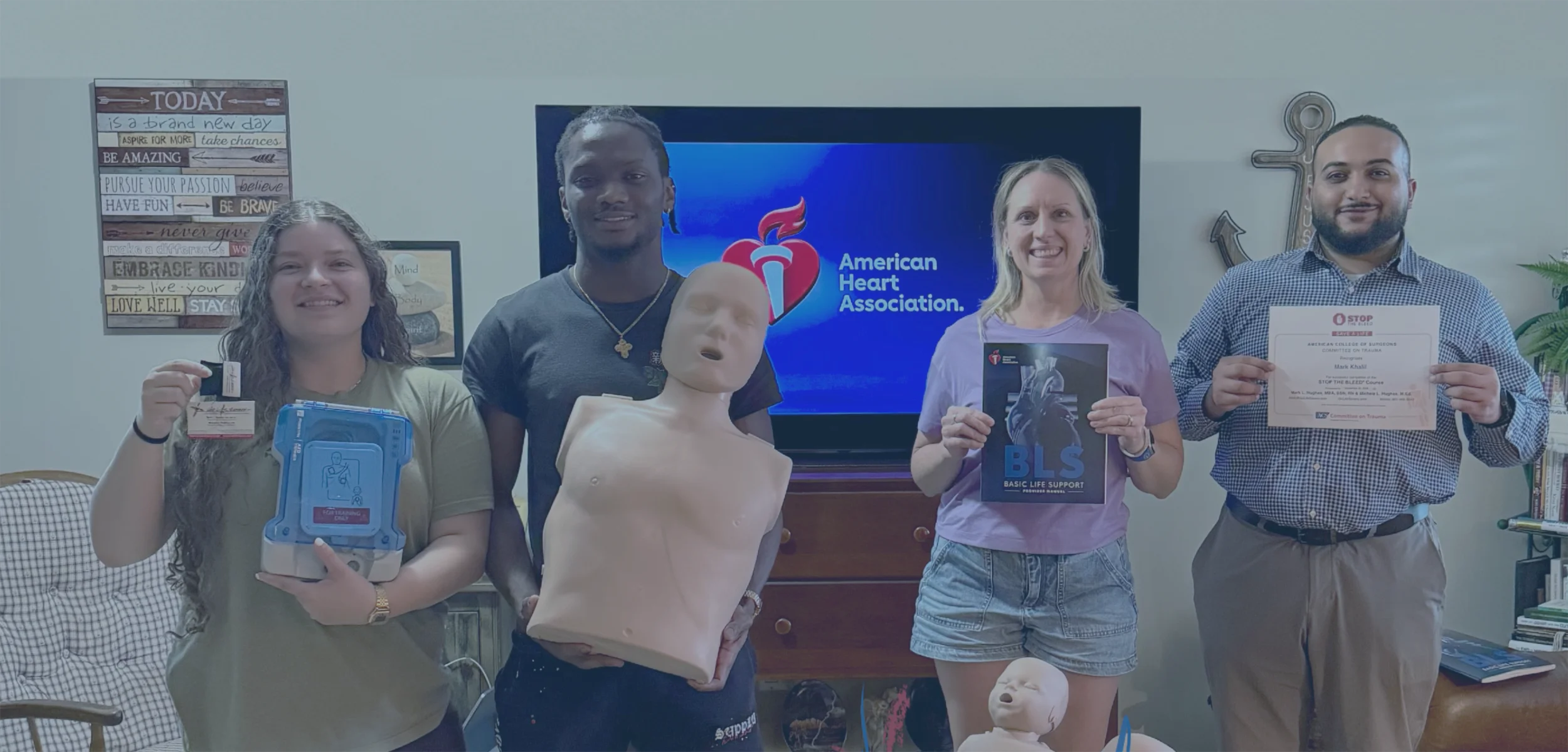 Another CPR training group.